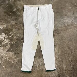 Vintage Devon-Aire Riding Breeches Women's Size 34R White Equestrian Pants
